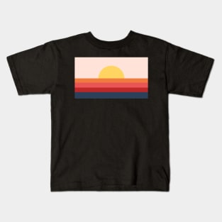 Horizon Lines Kids T-Shirt